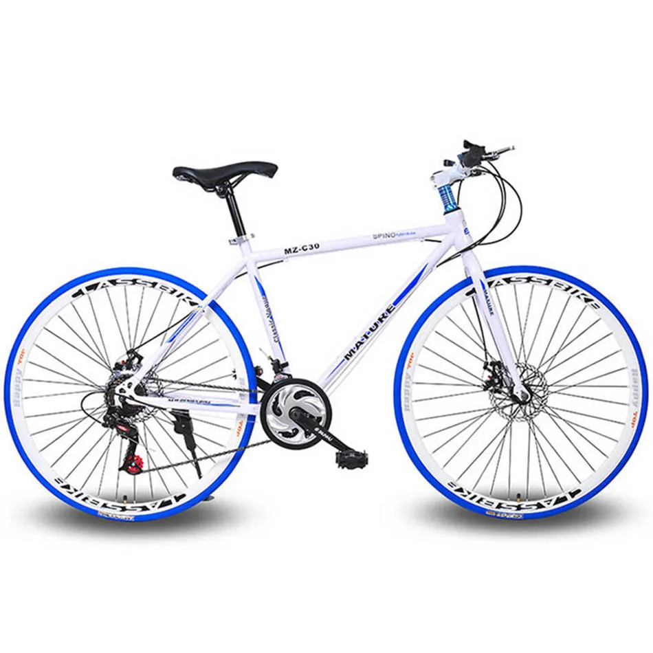 28 Inch 21 Speed Bike Frame Rode Bike Bicycle 21 Speed Disc Brakes Tall Man MTB Bike 4 Color Choose