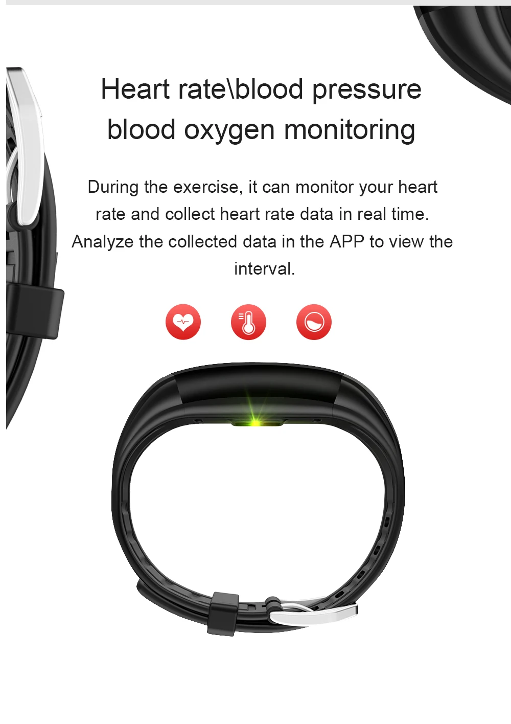 Смарт-Браслет фитнес-браслет часы с трекером активности здоровья пульса SpO2 монитор кровяного давления водонепроницаемые женские дети мужчины