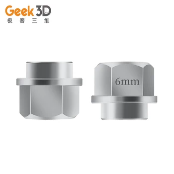 

5/10pcs 3D printer Parts Eccentric Spacer V Wheel Bore 5mm 6mm Eccentric Column isolation Screw nut V slot Stainless Steel