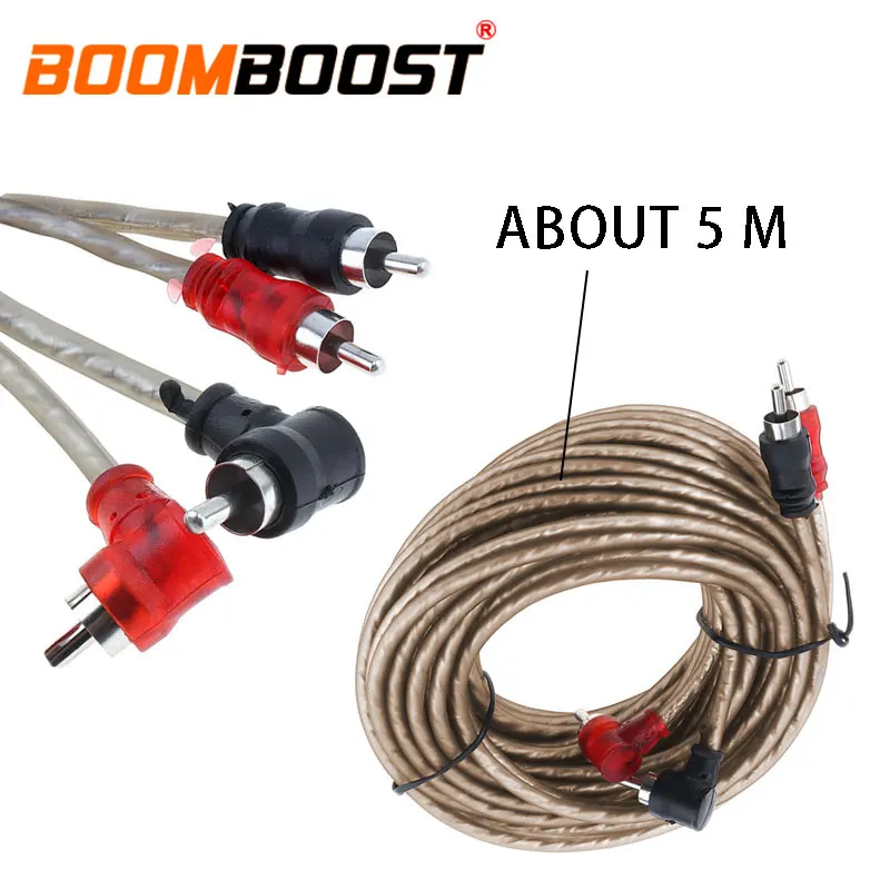 Cable amplifier subwoofer Audio Video Cable Male to Male for CD connect amplifier Subwoofer Tube machine