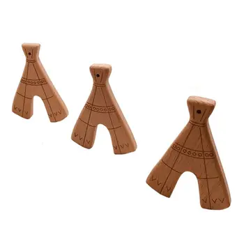 

Baby Beech Iron Tower Shape Teether Infant Teething Chewing Soother Molar Toys U50F