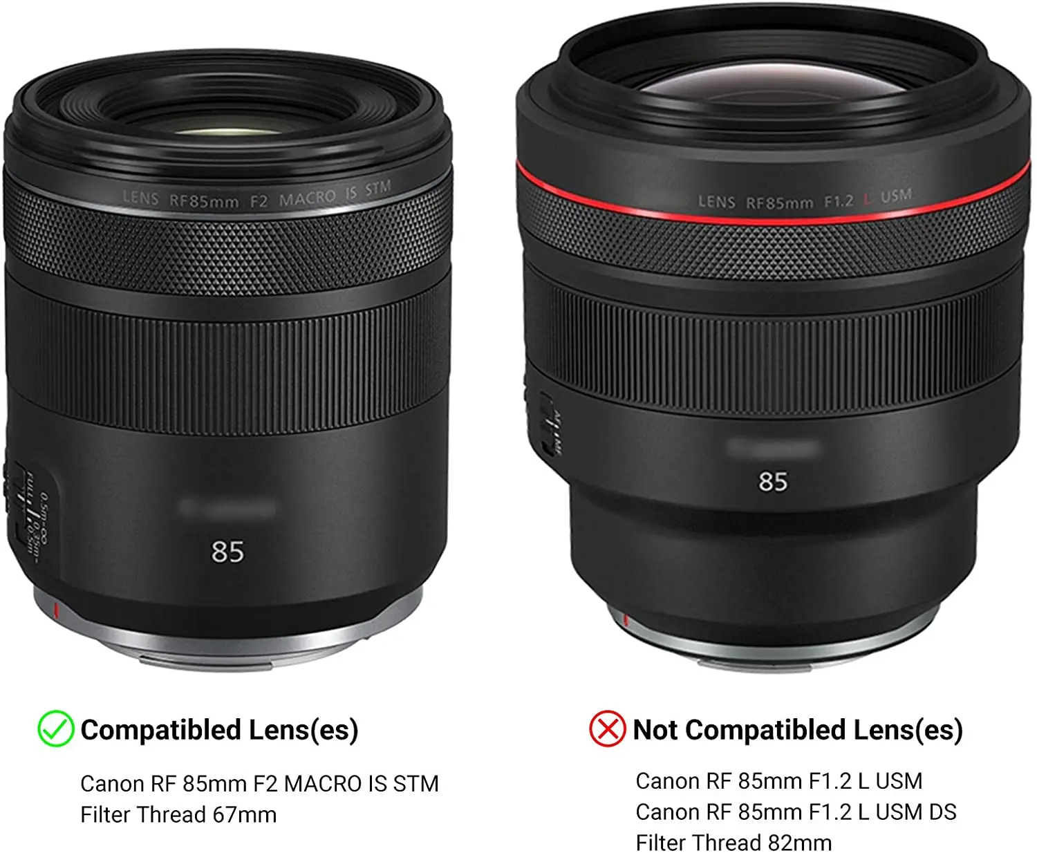 JJC ET-77 Lens Hood for Canon RF 85mm F2 Macro IS STM Lens JJC ET-77 Lens Hood for Canon RF 85mm F2 Macro IS STM Lens