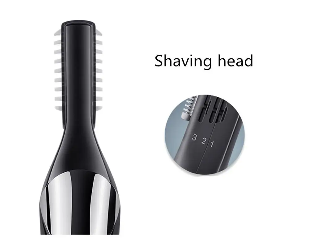  Professional Waterproof Hair Trimmer Beard Trimer Body Face Hair Clipper Electric Hair Cutting Mach