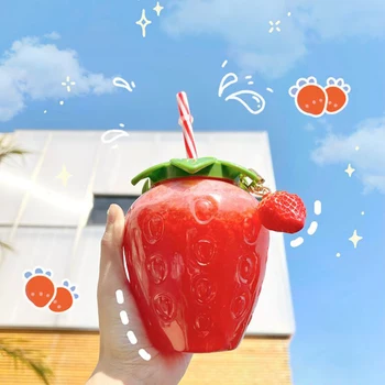 Cute Strawberry Water Cup 3