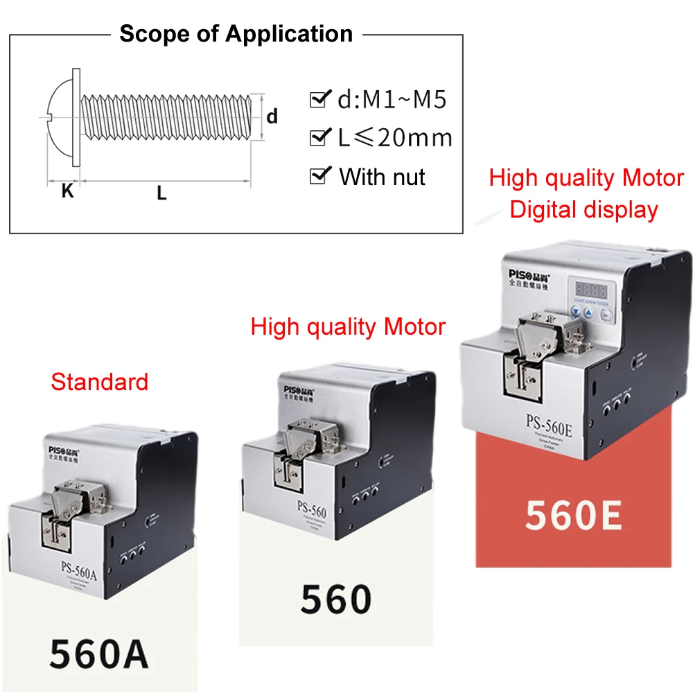 110V 220V Fully Automatic Screw Arrangement Machine M1-M5 Screws Feeder Tools 1-5mm Screw Arrangement Feeding Machine