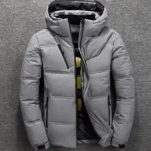 A16 пуховик Мужская Короткая секция зимняя молодежная мода утолщенная зимняя одежда с капюшоном Теплый поток