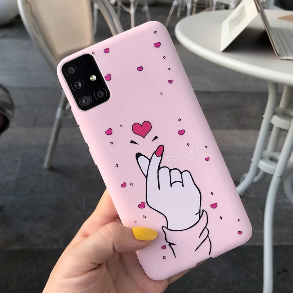 Cute Couple Love Heart Slim TPU Phone Cover – Soft Touch s