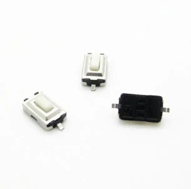 50 шт. 3*6*2 5 мм H 3x6x2 5mm SMD Белая Кнопка Микро переключатель тактовый | Электронные