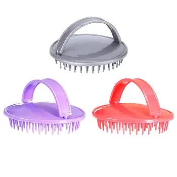 

Silicone Shampoo Scalp Massage Brush Washing Shower Hair Massager Clean Brush Bath Spa Hair Cleaning Brush
