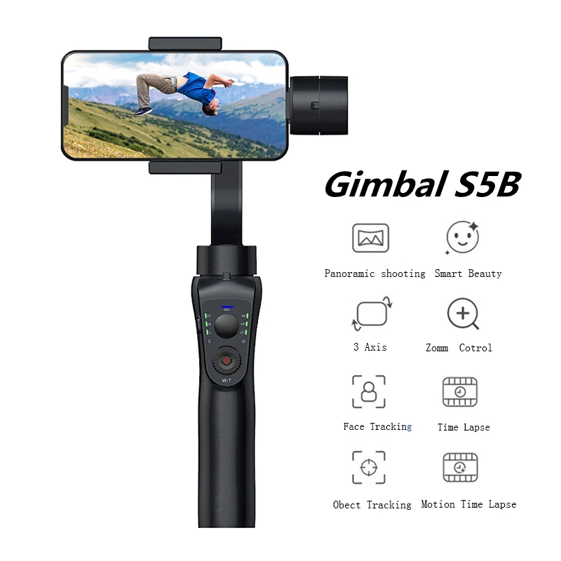 Anti shake selfie stick estabilizador celular 3 Axis Handheld gimbal