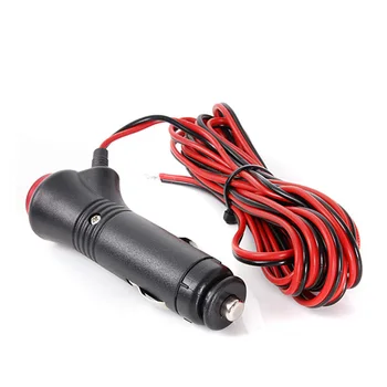 

12V/24V Male Car Trunk Cigarette Lighter Socket Plug Cable Connector Adapter Pro