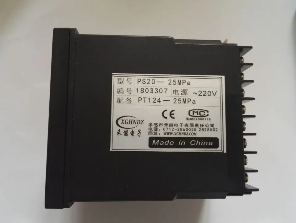 Высокотемпературный плавкий интеллектуальный цифровой манометр PS20-25MPA(96*96