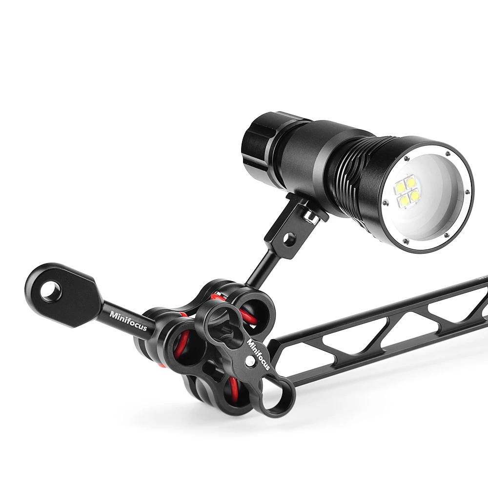 Mergulho, Luz Braço Sistema, 3 Mount Hole Clip, 3 Ball, 1 