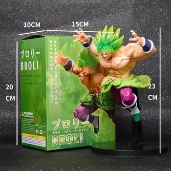 

Movie Ver. Dragon Ball Z Super Broly Broly Super Saiyan Green Roaring Ver. VS Goku PVC Action Figure DBZ Model 22cm