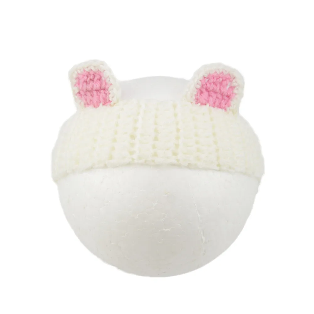 Cute Baby Headband kids rabbit ear knitted hairband woolen hair accessoriesToddler Headwear Hair Band Birthday Gift