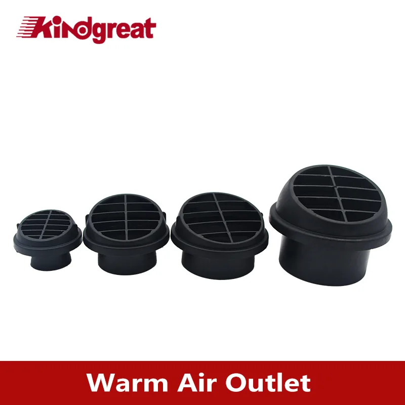 Kindgreat Parking Diesel Heater Air Circulation Valves 42/60/75/90mm Auto Heater Ducting Warm Air Vent For Eberspacher Webasto