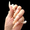100pcs/box Press on False Nails Extra Long Coffin Clear/Meat pink Stiletto Fake Nails Tips Full Cover DIY Acrylic Nails 14Colors ► Photo 2/6