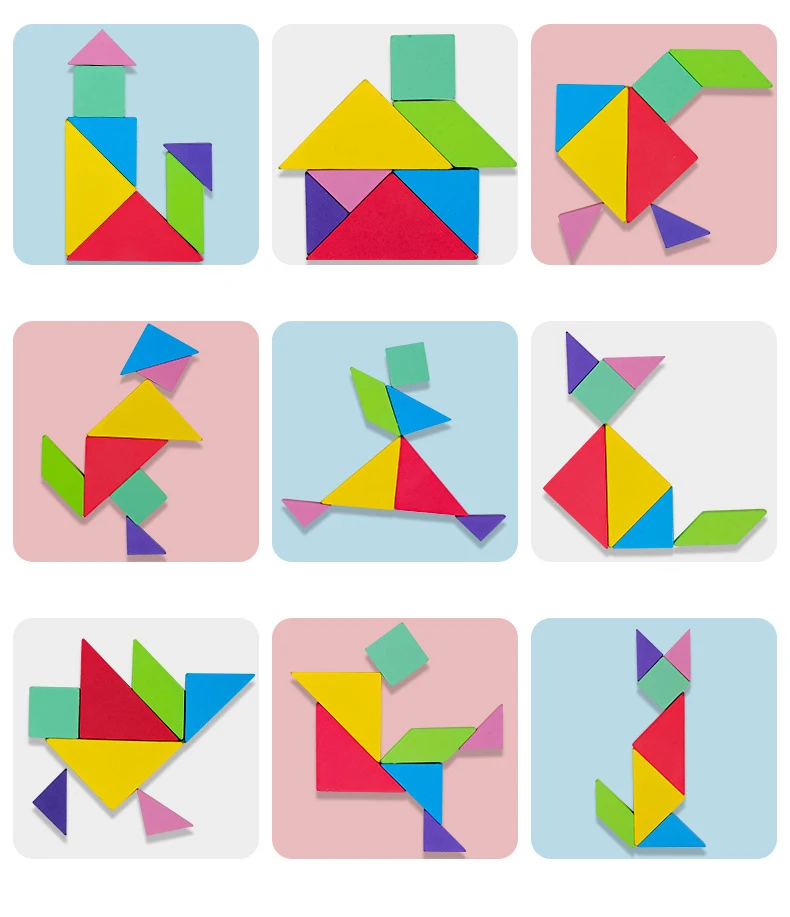 Магнитная 3D головоломка, детские игрушки, головоломка Tangram, игра для детей, раннее обучение, рисование, настольные игры, игрушка в подарок для детей, мозги