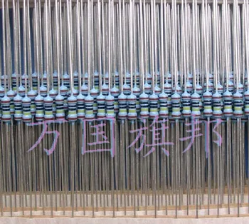 

Delivery.1/4W 0.25W Free precision 1% iron foot metal film resistors 9 only 1000 yuan a