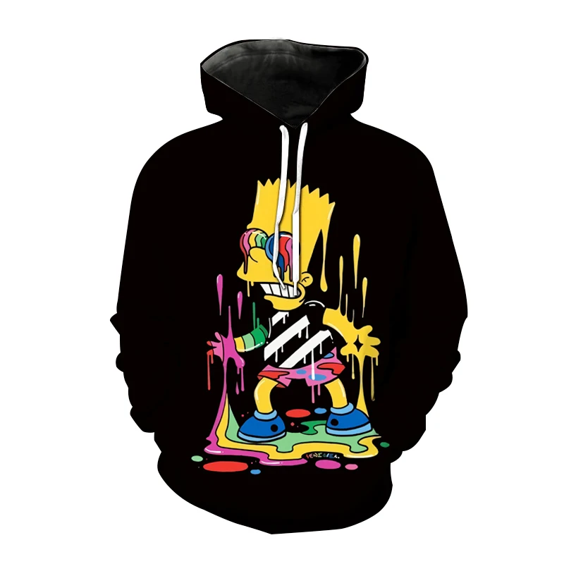 

Cartoon Anime The Simpsons Hoodies Simpson 3d Print Sweatshirt Men Women Fashion Hoodie Pullover Hip Hop Hoody Unisex Tops Coats