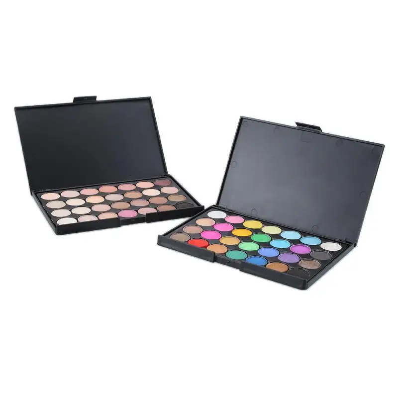 28 Shimmer Matte Colors Eyeshadow Palette Makeup Glitter Pigment Smoky Waterproof Cosmetics TSLM1 |