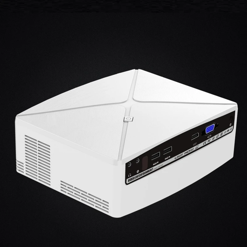 Мини-проектор C80UP, разрешение 1280X720 P, для Android wifi, светодиодный портативный 3D проектор для 4K домашнего кинотеатра(штепсельная вилка европейского стандарта