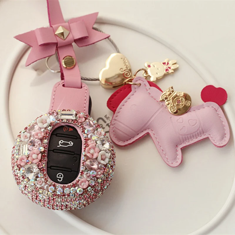 Модный женский Умный брелок для автомобильного ключа с дистанционным