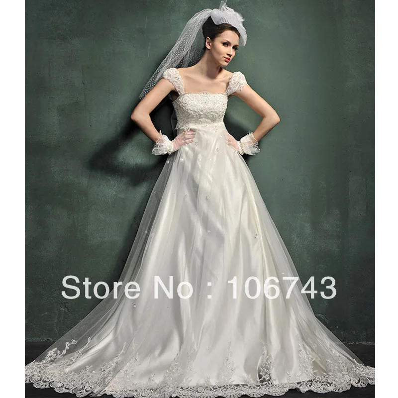 

2018 gown a-line rhinestone beaded applique Cap Sleeves Embroidey Chest Lace Beading Bridal Mother of the Bride Dresses