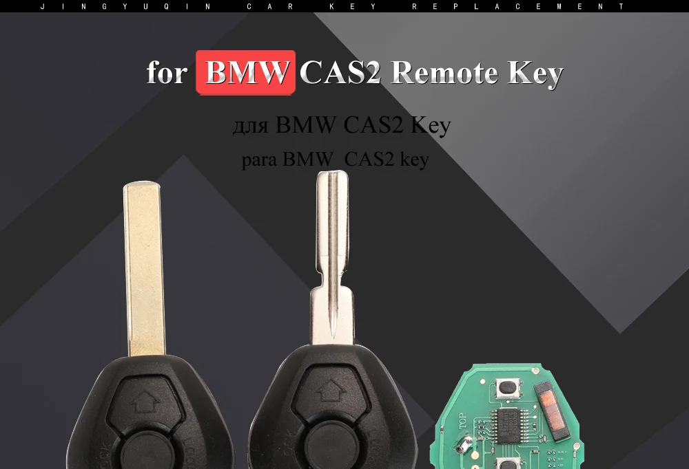 Chiave/Telecomando Per Bmw Serie 3/5 / 7 315/433/868 Mhz Con La Lama Hu92/hu58 Del Chip Id46-7945/7953 - A Distanza Del Sistema Di 10pcs Cas2 Bmw - H568453dc50f5406fbc92f8494f271a09D