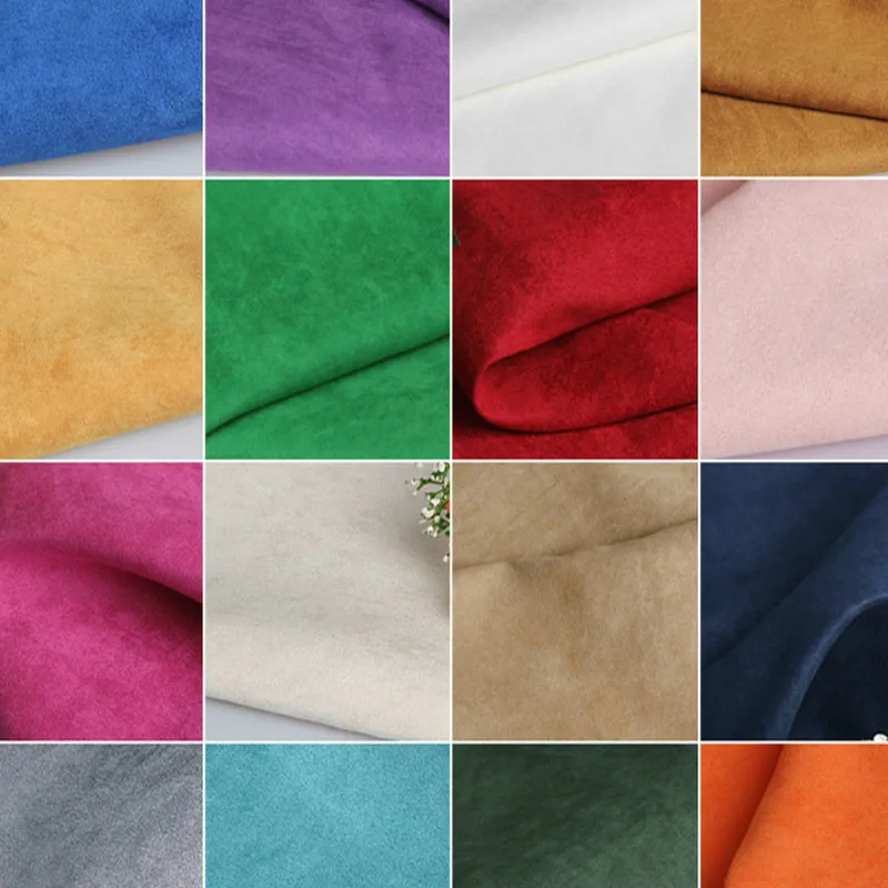 0.5 Meter Thin Fake Suede Fabric Soft 