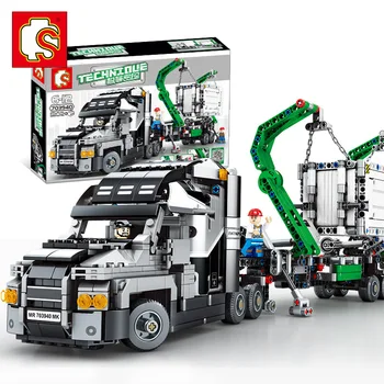 

Technic Car Toys Compatible With Lepining mini 42078 Mack Big Truck Car Model Building Block Bricks Toys For Kids Christmas Gift