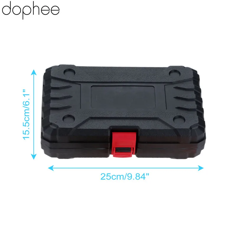 Dophe 24 шт. набор бытовых инструментов посылка Аппаратный набор электрическая дрель домашний электрик обслуживание Многофункциональный портативный ежедневный инструмент