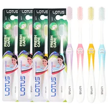 4 шт./упак. взрослых очистки Зубная щётка один из мягкого шелка Цвет тонких волос Зубная щётка макароны щетка домашняя взрослых