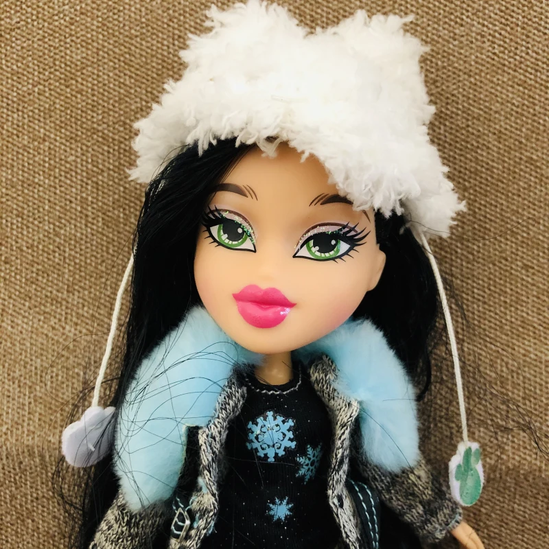 Оригинальные новые 23 см оригинальные модные фигурки BratzDoll спящие вечерние красные волосы YASMIN красивые MGAdoll лучший подарок для ребенка