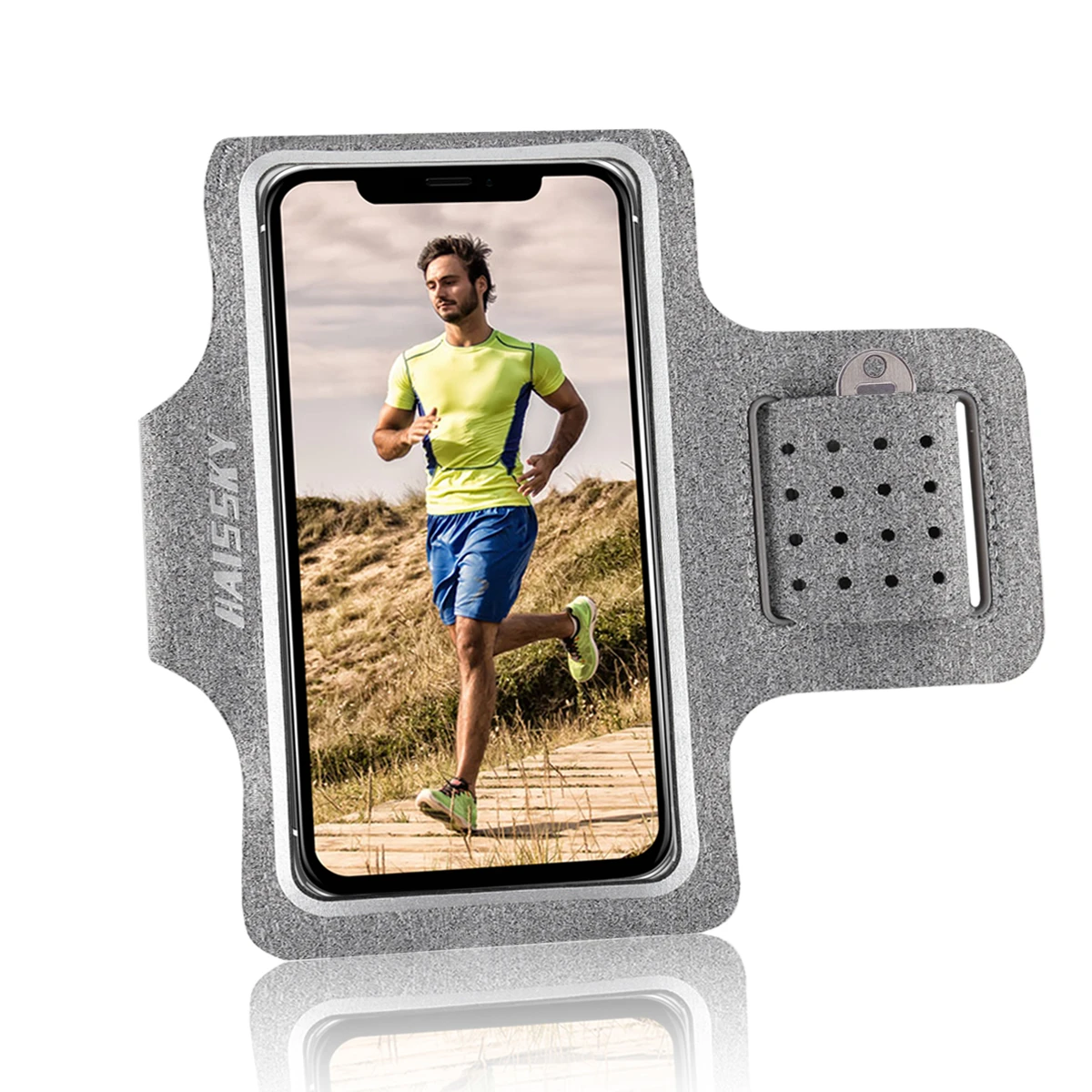 HAISSKY Running Sport Armbands For iPhone 13 12 Pro Max 11 10 X XR XS