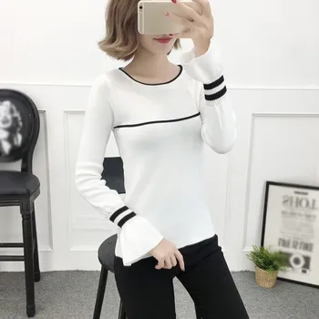 

Autumn Winter Sweater Women Long Sleeve Pullover Lady Basic Sweaters Turtleneck 2019 Korean Style Knit Femme Tops