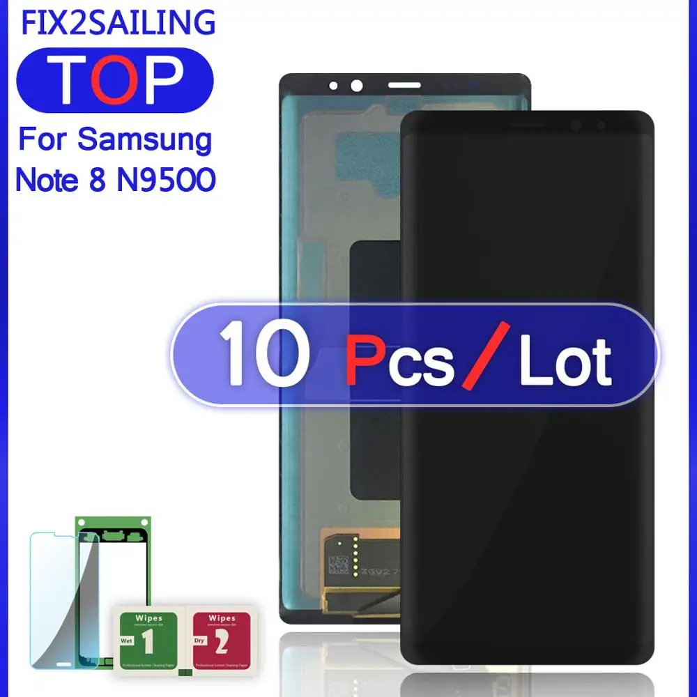 ЖК-дисплей N9500 для Samsung Galaxy Note 8 N9500F N900D N900DS 6 3 "супер AMOLED 100% протестированный