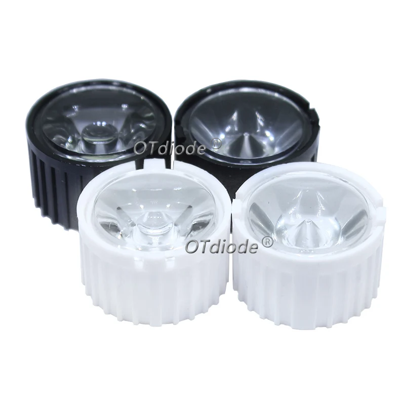 optical led lens 1W 3W 5W LED 5/10/15/25/30/45/60/90/120 Degree Reflector Collimator 20MM PMMA 10Pcs