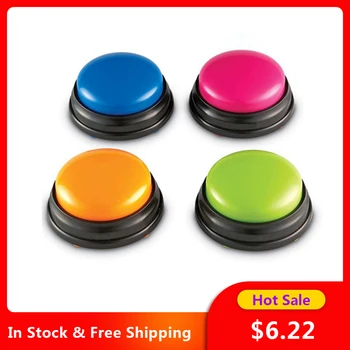 

Recordable Talking Button Phonograph Answer Buzzers Voice Recording Sound Button Portable Kids Interactive Toy Noise Makers
