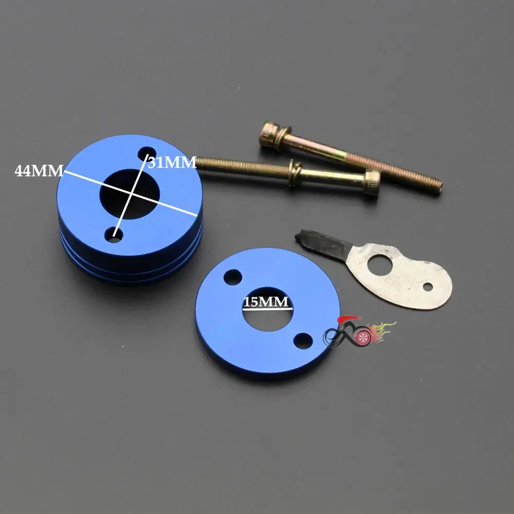 CNC 44MM AIR FILTER VELOCITY STACK BASE For 23CC 25CC 26CC 33CC 35CC 40CC GO PED SCOOTER Tanaka Zooma
