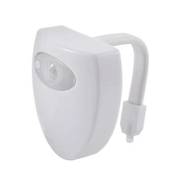 

16 Colors Backlight For Toilet Bowl With Pir Motion Sensor Battery Operated Toilet Light For Bathroom Toilet Night Light