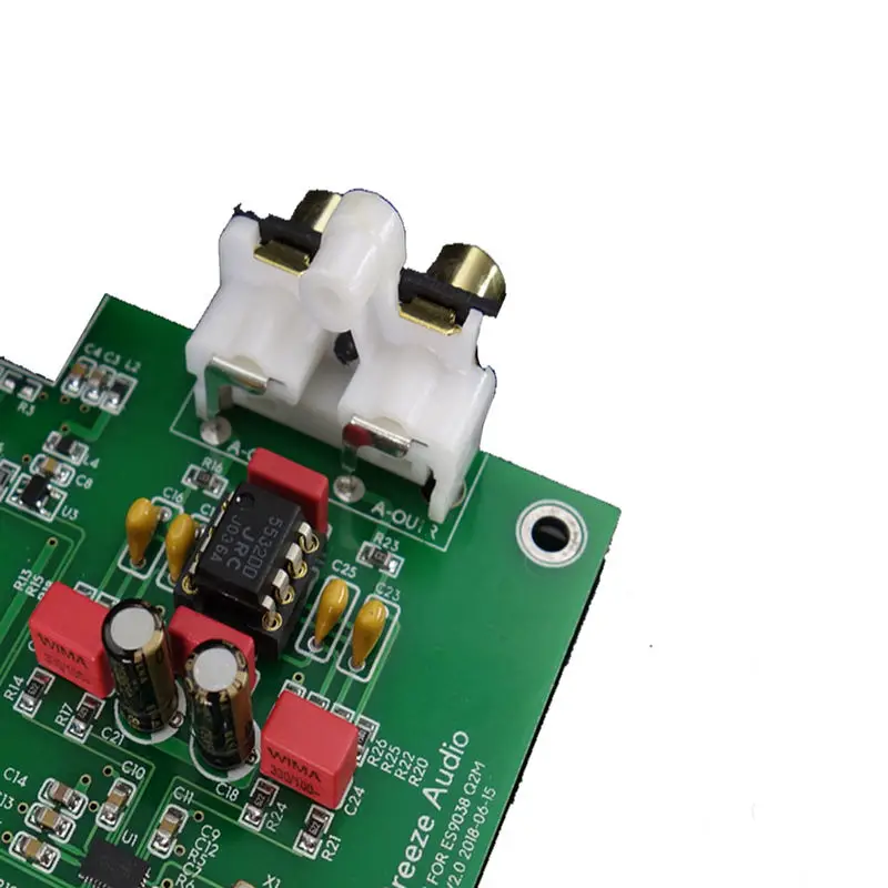 FFYY-Es9038Q2M I2S Dsd Fiber Coaxial Input Decoder Board Dac Audio Finished Board