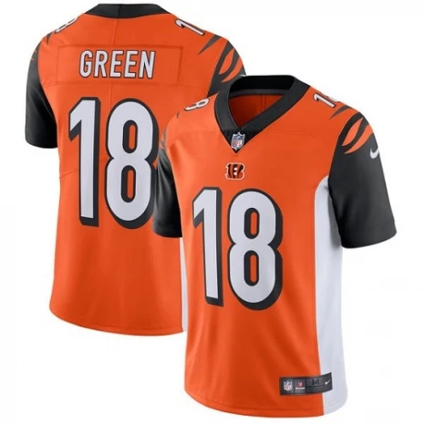 MEN Новинка г.; высокое качество; Cincinnati A.J. Зеленый Bengals оранжевая Майка - Цвет: MEN