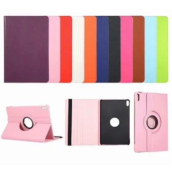 

Tablet Case Fundas for Huawei Mate Pad MatePad 10.4 BAH3-W09 BAH3-AL00 Case PU Leather 360 Rotating Shell Stand PC Cover + pen
