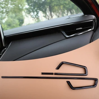 

1Set Carbon Fiber Style Interior Air Vent Outlet Trim Frame Cover Fit for Toyota NEW Corolla 2020