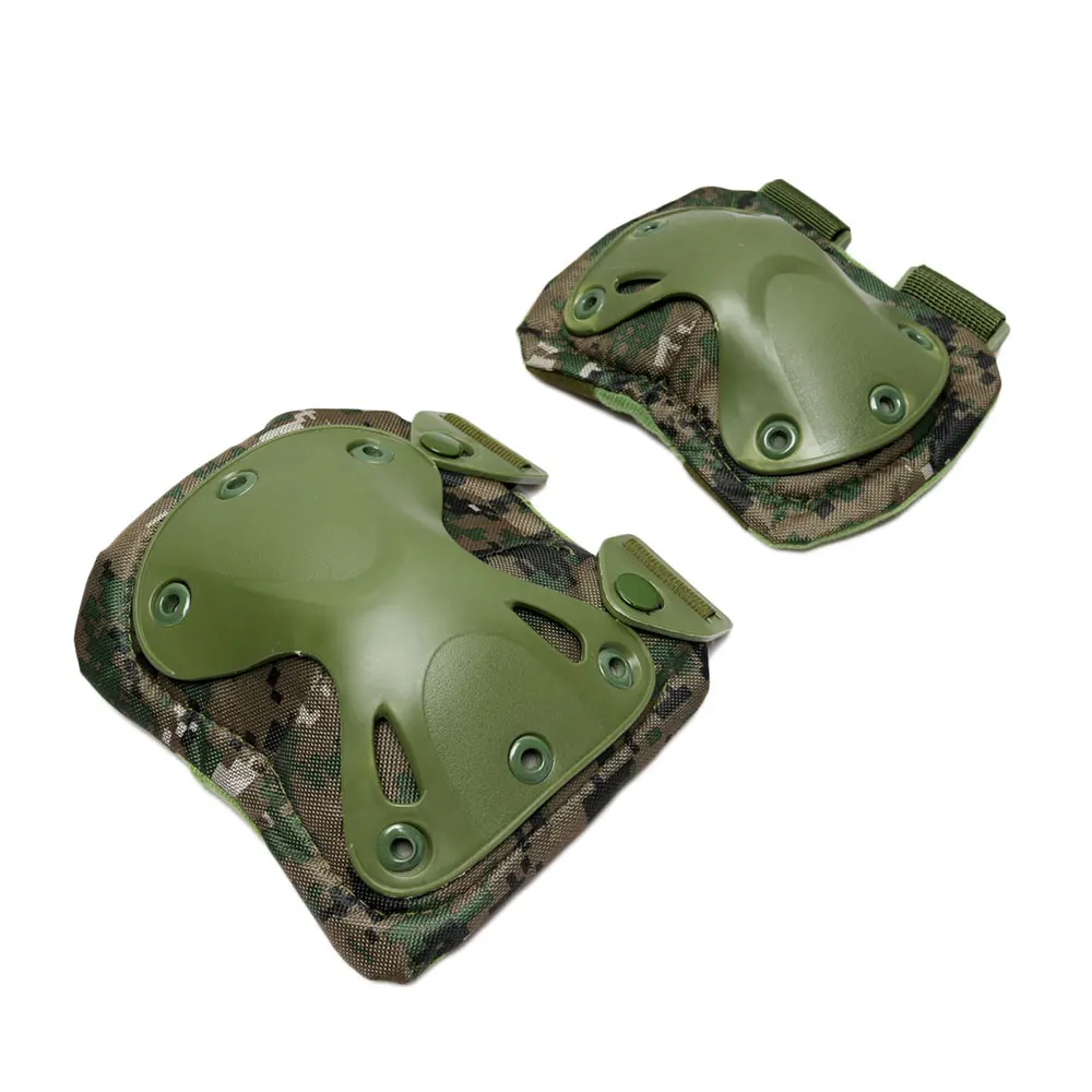 Тактические Боевые ElbowPads наколенники Регулируемая защитная одежда камуфляж