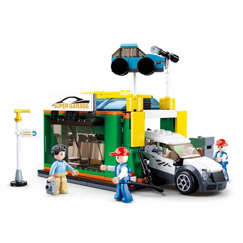 

Constructor Fit Technic City Vehicle Race Racing Car Garbage Truck Bus GasConstruc Model Children Building Block Brick Toys 0759