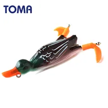 TOMA, ручная работа, утка, мягкая лягушка, Topwater, приманка Snakehead, 22 г, 10 см, 3D глаза, имитация, для ловли басов, для плавания, лягушка, мягкая искусственная приманка