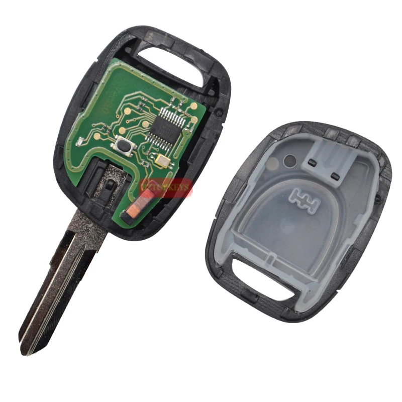 RU0060A дистанционный ключ 1 Кнопка 434 МГц VAC102 PCF7946 чип для Renault Clio Kangoo Twingo Master автомобильный брелок
