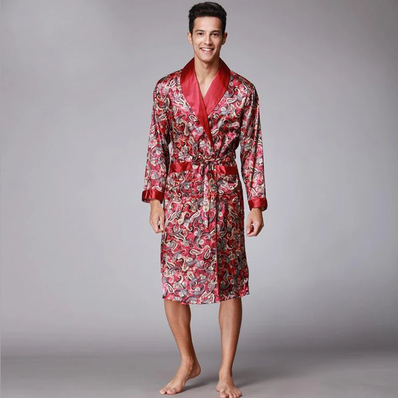 Blue-Male-Silk-Kimono-Bath-Robe-Gown-Chinese-Men-s-Rayon-Nightwear-Turn-Down-Collsr-Sleepwear (1)